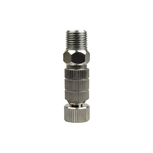 Connecteur rapide pour compresseur d'aérographe, accessoire pneumatique en aluminium argenté 2-15psi - Product Image 3
