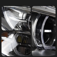 Phares avant LED Angel Eyes de style nouveau, assemblage OEM ODM pour BMW E71, pour X6 E71 2008-2014, rénovation du modèle ancien.