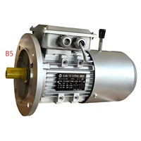 Moteur asynchrone triphasé à frein IE3 à haute fiabilité avec boîtier en aluminium B5 pour machines agricoles