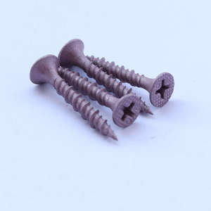 HAOFAN Pink Purple Customizable Color Self Tapping Golden Color L Shape Decorative Screw Hooks Eye Hook Screw