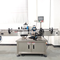 Machine d'étiquetage automatique pour bouteilles en verre et PET, applicateur d'étiquettes pour bouteilles rondes, machine d'étiquetage pour bouteilles cosmétiques, ligne d'emballage