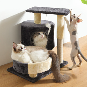 <span class=keywords><strong>Arbre</strong></span> <span class=keywords><strong>à</strong></span> <span class=keywords><strong>chat</strong></span>, poste <span class=keywords><strong>à</strong></span> gratter pour chaton, maison de luxe, support couvrant le Sisal - Product Image 5