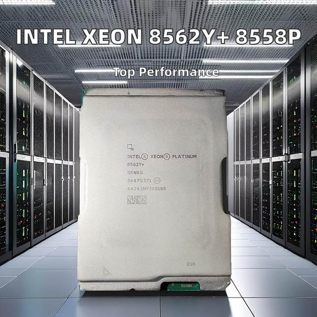 New for Xeon 8562Y+ CPU for Server Workstations 32 Cores 64 Threads 2.8GHz Base Frequency