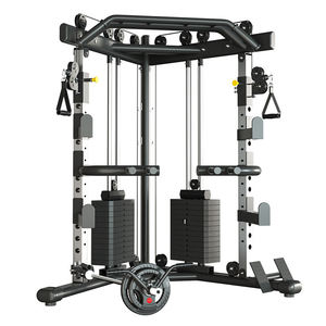 Máquina de entrenamiento integral para pájaros pequeños, máquina de poleas cruzadas, entrenador funcional, soporte para sentadillas, todo <span class=keywords><strong>en</strong></span> uno, <span class=keywords><strong>polea</strong></span> doble ajustable - Product Image 6