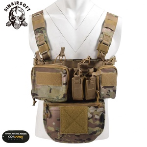 Sinairsoft Cheap Wholesale Price Tactical Chest Rig Bag Tactical Chest Rig Vest 500D Adjustable Multi-camo Chest Rig - Product Image 1