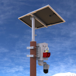 Portable Pole Mounted CCTV Box With LFP Battery and <b>Camera</b> UNIV BOX <b>Solar</b> Trailer UNIV BOX - Product Image 5