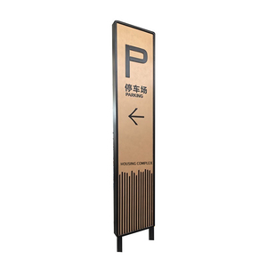 Signalisation directionnelle d'entrée de parking pour <span class=keywords><strong>la</strong></span> gestion de <span class=keywords><strong>la</strong></span> circulation unidirectionnelle, poteau en acier personnalisé - Product Image 5