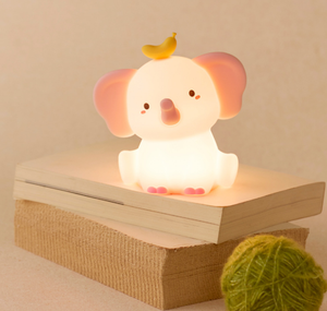 Soft Silicone <b>Elephant</b> Cute Night Light Tap Control Modern Design LED Room <b>Decoration</b> Bedroom Lamp For Kids Sleeping - Product Image 2