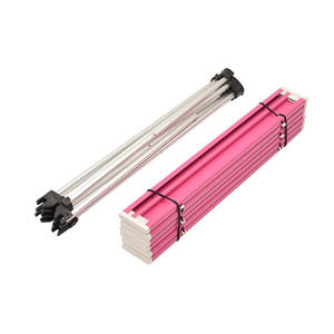 Table pliante rectangulaire en alliage d'aluminium pour l'extérieur, base à tréteaux, portable et légère, pour le camping, le barbecue, les pique-niques - Product Image 1