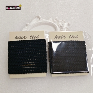 12 Uds. Lazos para el pelo para hombre, grandes, trenzados, duraderos, para hombres de pelo largo, BunThick Black Pony Tails Ties para mujeres y <span class=keywords><strong>chicos</strong></span> - Product Image 2