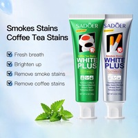 Dentifrice Blanchissant Anti-Taches pour Fumeurs, Prêt à l'Expédition, Probiotique, Antibactérien, Pâte Nettoyante pour les Dents en Gros
