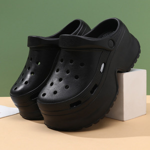 Women's <b>Clogs</b> Platform Shoes Thick Sole EVA Foam Sandals White Black Khaki Leisure Style - Product Image 3