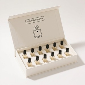 للبيع بالجملة صندوق عينات من الورق المقوى 1 ، <span class=keywords><strong>2</strong></span> ، 5 ، 10 ، عطر بزيت للعطور ، صندوق هدايا برغوة - Product Image 4