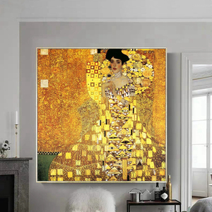 Decorazioni per la casa moderne fatte a mano immagini di arte della parete di Gustav Klimt famose donne Nude pittura a olio su tela migliore opera d'arte Dafen - Product Image 2