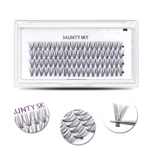 Jaunty Sky Private Label 10D 20D 30D 40D Volume Lashes Extensions For Professional Use DIY Eyelash Extensions