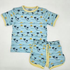 Set Pigiama Estivo 2026 in Bambù per Neonata, Traspirante a Maniche Corte, Morbido Completo Notte per Bambine - Product Image 5