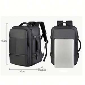 Mochila Unisex de Gran Capacidad de 45L, Expandible, de Lujo, con Cierre, Carga USB, para Portátil de 17'', Impermeable, Multifuncional, para Viajes de Negocios - Product Image 4