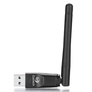 Estech Ralink RT5370覆盆子PI WiFi适配器/带软AP功能的WiFi加密狗即插即用，用于Win10，rt5370 WiFi适配器