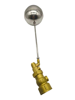 Vanne à flotteur hydraulique en laiton de 2 pouces pour le contrôle du remplissage des réservoirs d'eau, température normale, avec garantie d'un an, OEM BW-F02