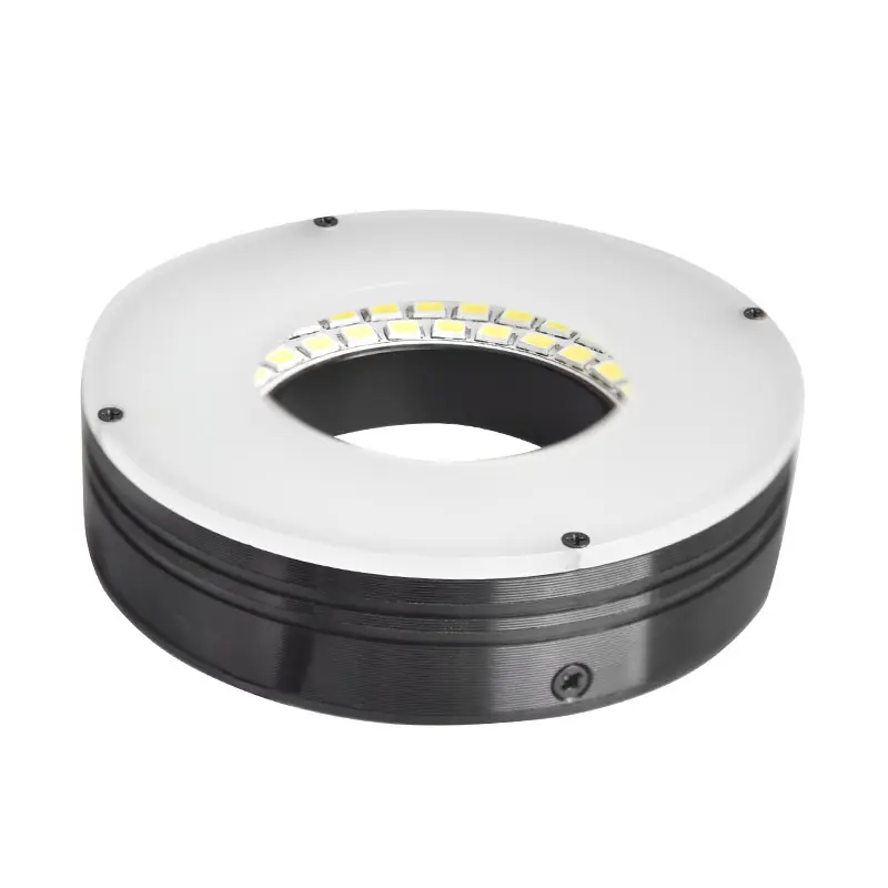 Source lumineuse circulaire à LED Caméra industrielle CCD Produit d'inspection visuelle Source lumineuse spéciale Machine Vision Ring Light