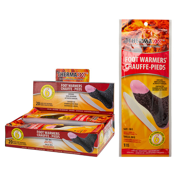 Thermaxxx 1PR футов L/XL тепловое оборудование 160 шт./коробка