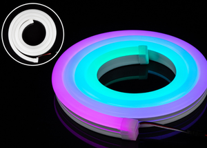 Maintenance Free Easy Install IP65 7x13mm Silicone RGB LED Neon <b>Rope</b> <b>Light</b>-High CRI Dimmable for Shopping Mall Exhibition - Product Image 3