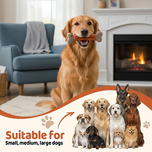 Fabricante Mayorista de Productos para Mascotas, Juguete Masticable para Perros de TPR en Forma de Hueso, Duradero - Product Image 5