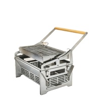 Barbecue au charbon de bois en acier inoxydable avec rôtissoire rotative réglable sans fumée pour restaurant, hôtel, traiteur, fête en plein air, buffet
