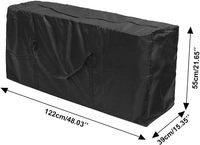 Sac de voyage en polyester 210D à double fermeture éclair, grande taille, forme carrée, vente en gros, sur mesure