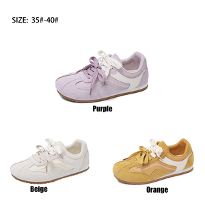 <span class=keywords><strong>Zapatos</strong></span> Casuales para Mujer, <span class=keywords><strong>Zapatos</strong></span> Deportivos para Correr, Caminar, Hacer Ejercicio, Zapatillas de Gimnasio para Mujer, Blancas, Negras, Lila, <span class=keywords><strong>Zapatos</strong></span> de Entrenamiento Retro de Gamuza para Mujer - Product Image 2