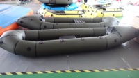Packraft gonflable 2 places de 350 cm en TPU, style européen, prix usine, pour la dérive - En promotion
