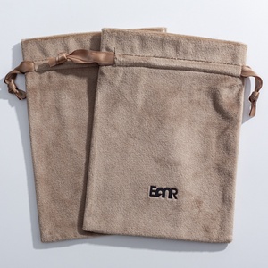Riciclabile Logo personalizzato morbido lusso velluto parrucca marsupio borsa di lusso borsa di velluto sacchetto di polvere con nastro per borse polvere - Product Image 6
