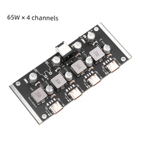 Module de charge rapide PD 65W à 4 ports USB-C, prise en charge de plusieurs protocoles PD3.0/2.0 QC3.0/2.0 AFC pour alimentation électrique DIY