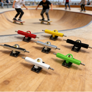 Truck de monopatín de dedo profesional de 34mm, de eje único, modelo Stone Truck FAN Team, para fingerboards. Mini Pro - Product Image 1