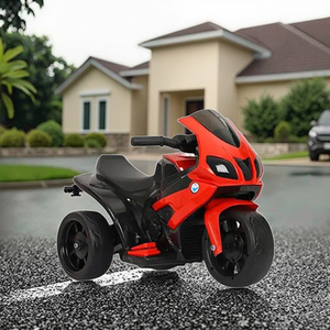 Macchinina elettrica per bambini a guida autonoma per bambini triciclo <span class=keywords><strong>3</strong></span> ruote manufatto in plastica a batteria per auto per seduti a camminare - Product Image 1