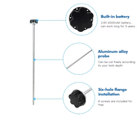 Sensor Level Bahan Bakar Bluetooth untuk Pemantau Bahan Bakar Tracker SG002 untuk Manajemen Armada Kendaraan