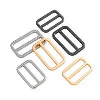 Boucles de déverrouillage carrées classiques en métal doré, robustes et durables, de 20 mm, 30 mm, 40 mm, pour la quincaillerie, les glissières, les ajusteurs de ceintures, les étiquettes, les sacs à main et les vêtements
