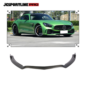 Pièces automobiles, modification, lèvre avant en fibre de carbone pour <span class=keywords><strong>Mercedes</strong></span> <span class=keywords><strong>Benz</strong></span> <span class=keywords><strong>AMG</strong></span> <span class=keywords><strong>GT</strong></span> <span class=keywords><strong>R</strong></span> 2016-2018 - Product Image 1