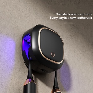 <span class=keywords><strong>Stérilisateur</strong></span> UV pour brosses à dents en plastique ABS, mini, portable, rechargeable, stérilisation à la chaleur, avec charge Type-C, pour usage domestique - Product Image 2