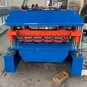 High Quality Steel Profile Zinc Metal Roofing Glazed Tile Roll Forming Machine