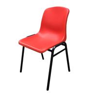 Chaise de formation empilable ergonomique en plastique avec structure métallique pour étudiants, conférences, salles de classe, mobilier scolaire