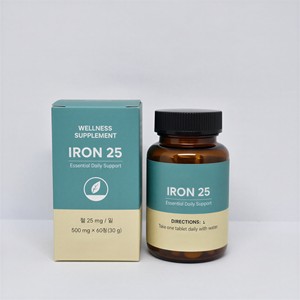 Yuyu Healthcare Hierro 25, Tabletas de 500mg de Alta Absorción Sin Heme, Fórmula Suave para el Estómago, para Adultos, Apoyo en Casos de Anemia por Embarazo, 60 Unidades - Product Image 2