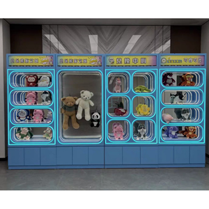 Treo tường kính cửa hàng đồ chơi hiển thị tủ LED chiếu sáng đầy màu sắc đèn Showcase cho Anime hành động con số - Product Image 6