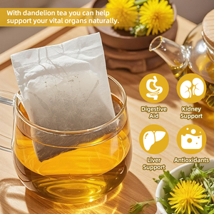 Tè Biologico alla Radice di Tarassaco per la Salute del Fegato, Anti-infiammatorio e Immunostimolante, Miscela <span class=keywords><strong>Naturale</strong></span> di Tè Medicinale Senza Glutine - Product Image 4