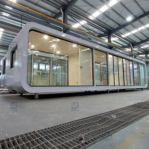 Роскошный крошечный контейнер для капсул 20 футов 40 футов, домашний сборный модульный офисный блок для яблочной кабины - Product Image 6