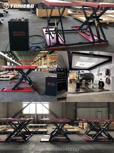 Trihero di alta qualità 4T mobile idraulico a forbice ascensore per autolavaggio prezzo di fabbrica con CE 1.2M a metà posizione ascensore per auto a forbice - Product Image 2