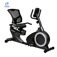 Vélo d'exercice magnétique Value Home en ABS, haute qualité, résistance réglable manuellement sur 8 niveaux, écran LCD