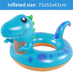 Đáng yêu khủng long Chủ Đề Di động bơi Vòng Hồ bơi đồ chơi cho trẻ em-sinh thái thân thiện và an toàn chơi nước không thấm nước - Product Image 2