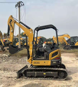 Nouvelle mini-excavatrice sur chenilles XE26U de 2,6 tonnes à balayage zéro avec moteur et pompe, haute efficacité, remorquage légal sur remorque de 3,5T - Product Image 3
