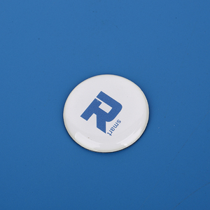 定制标志矩形射频识别<span class=keywords><strong>NFC</strong></span>环氧标签，带磁铁圆形树脂13.56mhz防金属标签贴纸 - Product Image 6